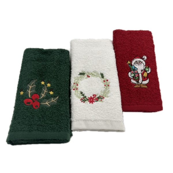Set 3 prosoape bucatarie specific Craciun