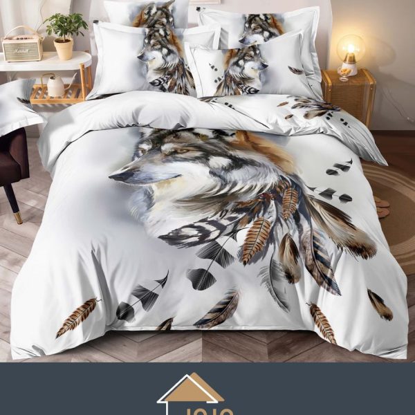 Lenjerie de Pat Finet – Imprimare Digitală 5D, 4 Piese, pentru 1 Persoană