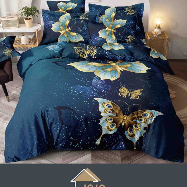 Lenjerie de Pat Finet – 4 piese, imprimare digitală 5D, pentru 1 persoană