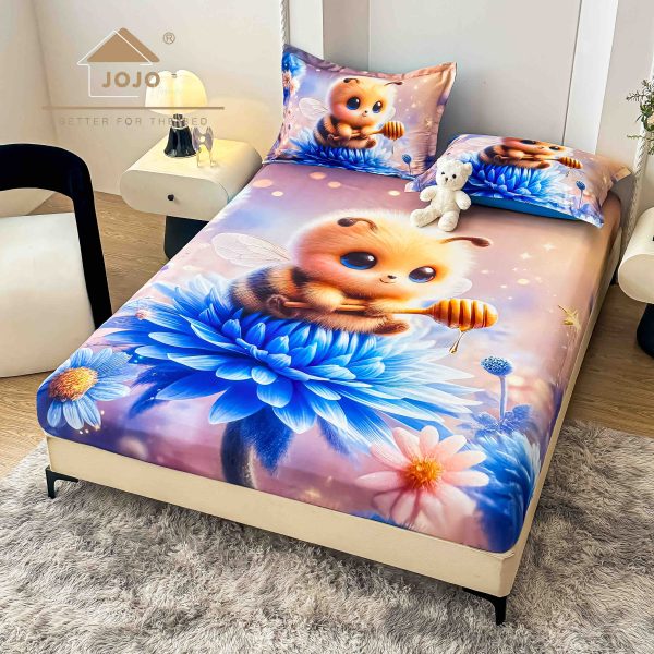 Husă de Pat 3 Piese – Imprimare Digitală 5D