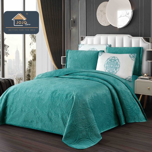 Set Cuvertura Catifea Luxury 5 piese
