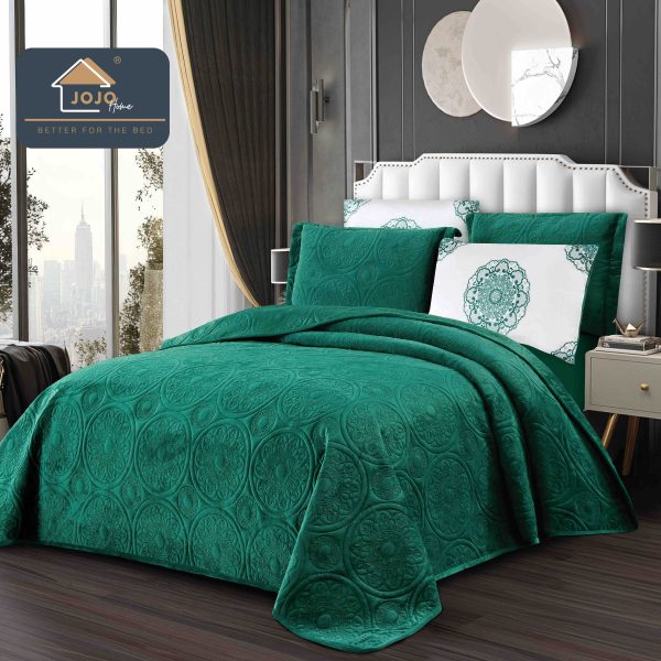 Set Cuvertura Catifea Luxury 5 piese