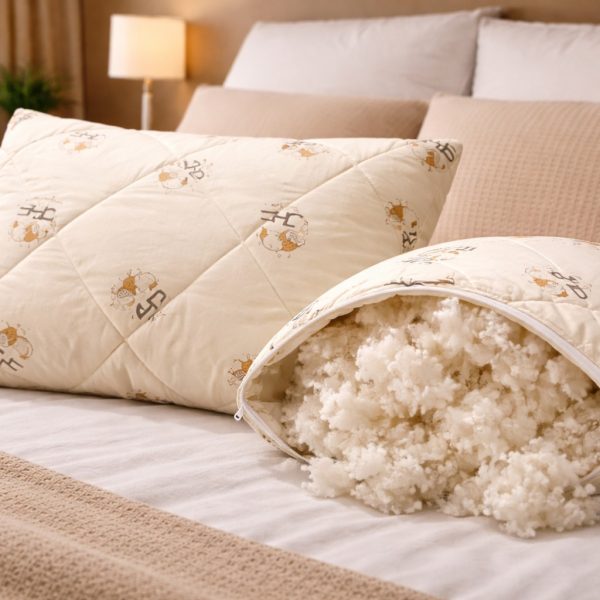 Perna Lana Merino Premium | 900 g. | 50x70 cm | Crem