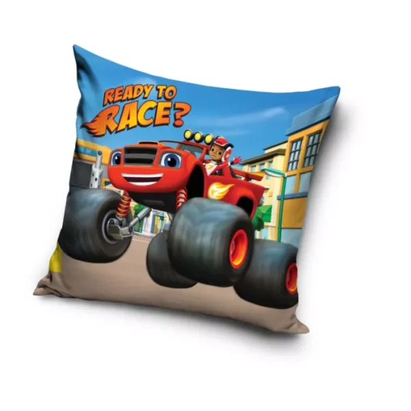 Set Față de pernă Blaze Ready to Race -licentiata + pernă matlasată 40×40 cm