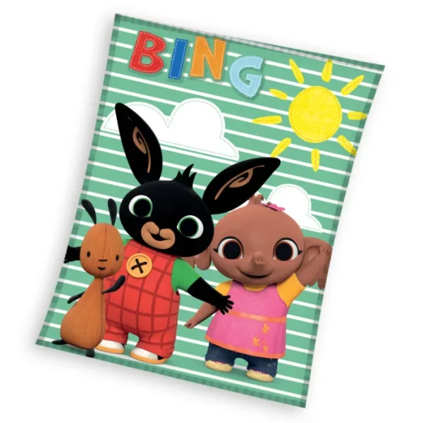 Pătură pentru copii Bing Sun 100x150 cm – pătură fleece moale