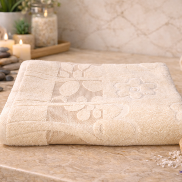 Prosop floral 50x90cm bumbac pakistanez 400 g