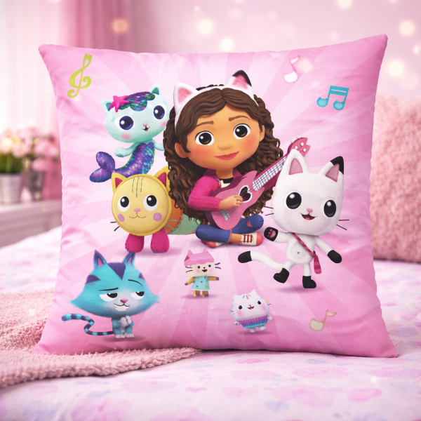 Gabby's Dollhouse Melodies perna decorativa 40x40 cm