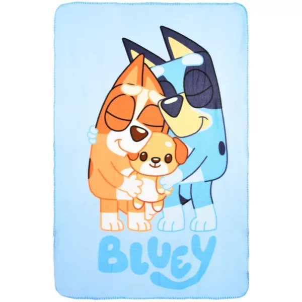 Pătură pentru copii Bluey 100x150 cm – pătură fleece moale