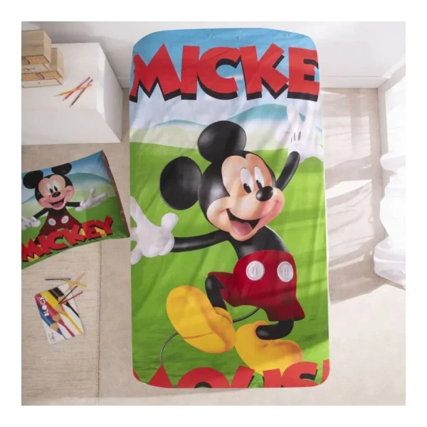 Lenjerie de pat Disney Mickey Garden 140×200 cm