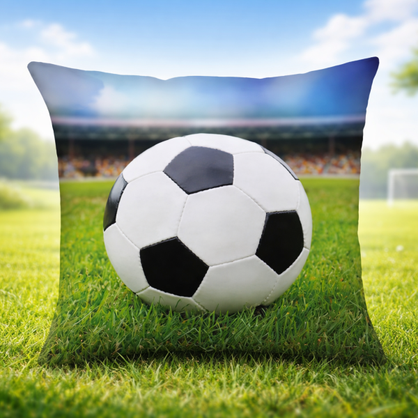 Față de pernă Fotbal-40x40 cm Catifea