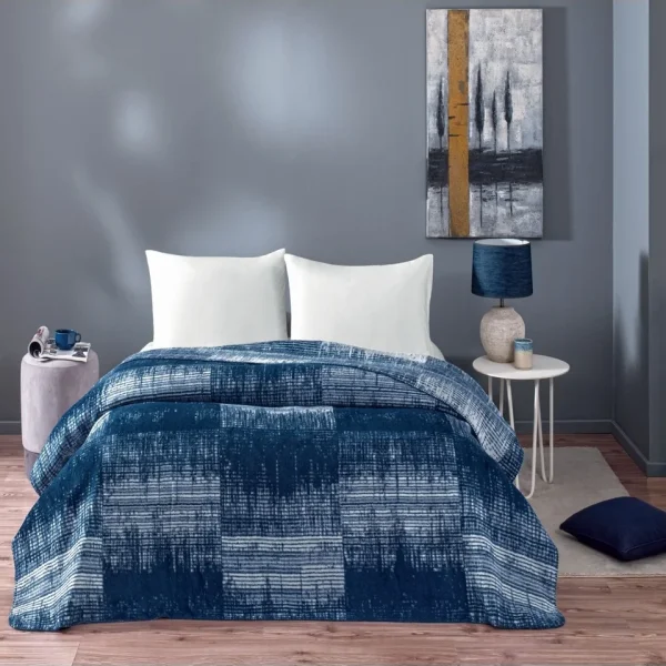 Patura Ziggy Albastru Lacivert TAC 200 x 220 cm