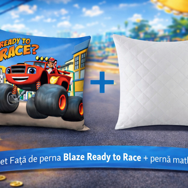 Set fata de perna Blaze Ready to Race 40x40 cm