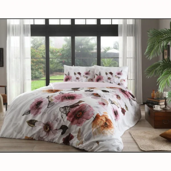 Lenjerie TAC King Size 4 piese bumbac dublu satinat Elegance Premium,Espita