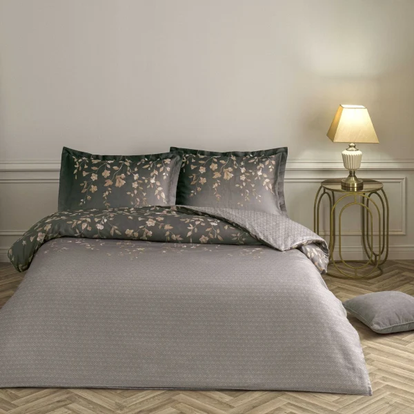 Lenjerie TAC King Size 4 piese bumbac dublu satinat Elegance Premium ELARIS